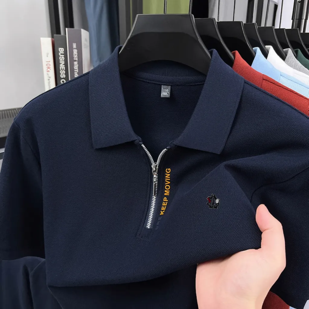 P140 26 Quality POLO ， ，100% Breathable ， LOGO， ⚡️ T ⚡️ ， ！Sizes：M-4XL（ 210 、 。